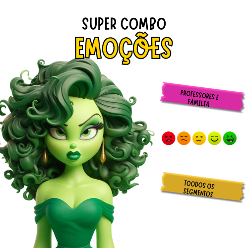 SUPER COMBO EMOÇÕES- 2 DINÂMICAS - PROFESSORES E FAMÍLIA